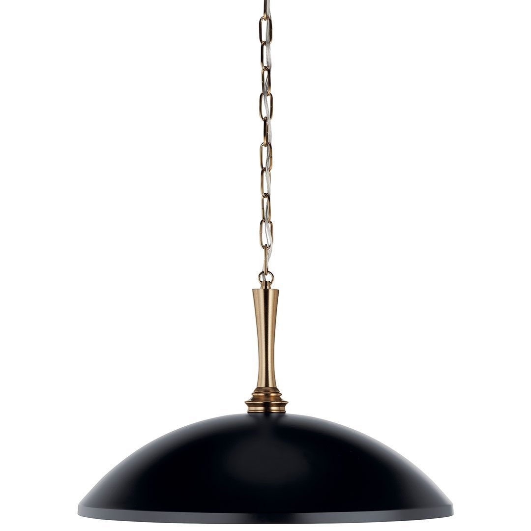 Black One Light Pendant from the Delarosa Collection