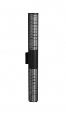 Photos - Chandelier / Lamp MKW Avenue Lighting Black LED Outdoor Wall Mount from the Avenue Outdoor Collection AV2836-BLK 
