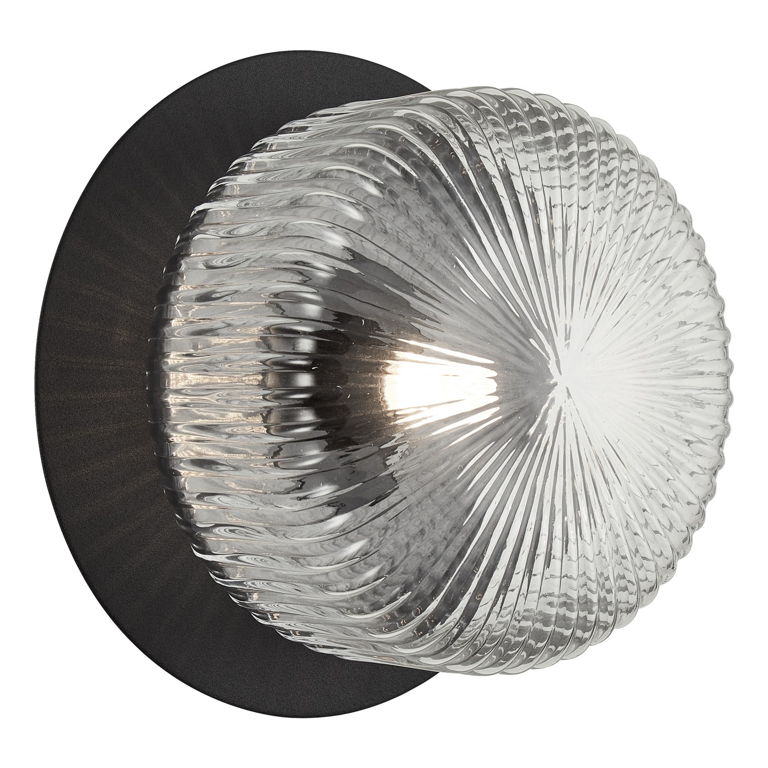 Matteo Lighting S01301MBCL Knobbel LED 7.5 inch Matte Black Wall Sconce Wall Light in Clear