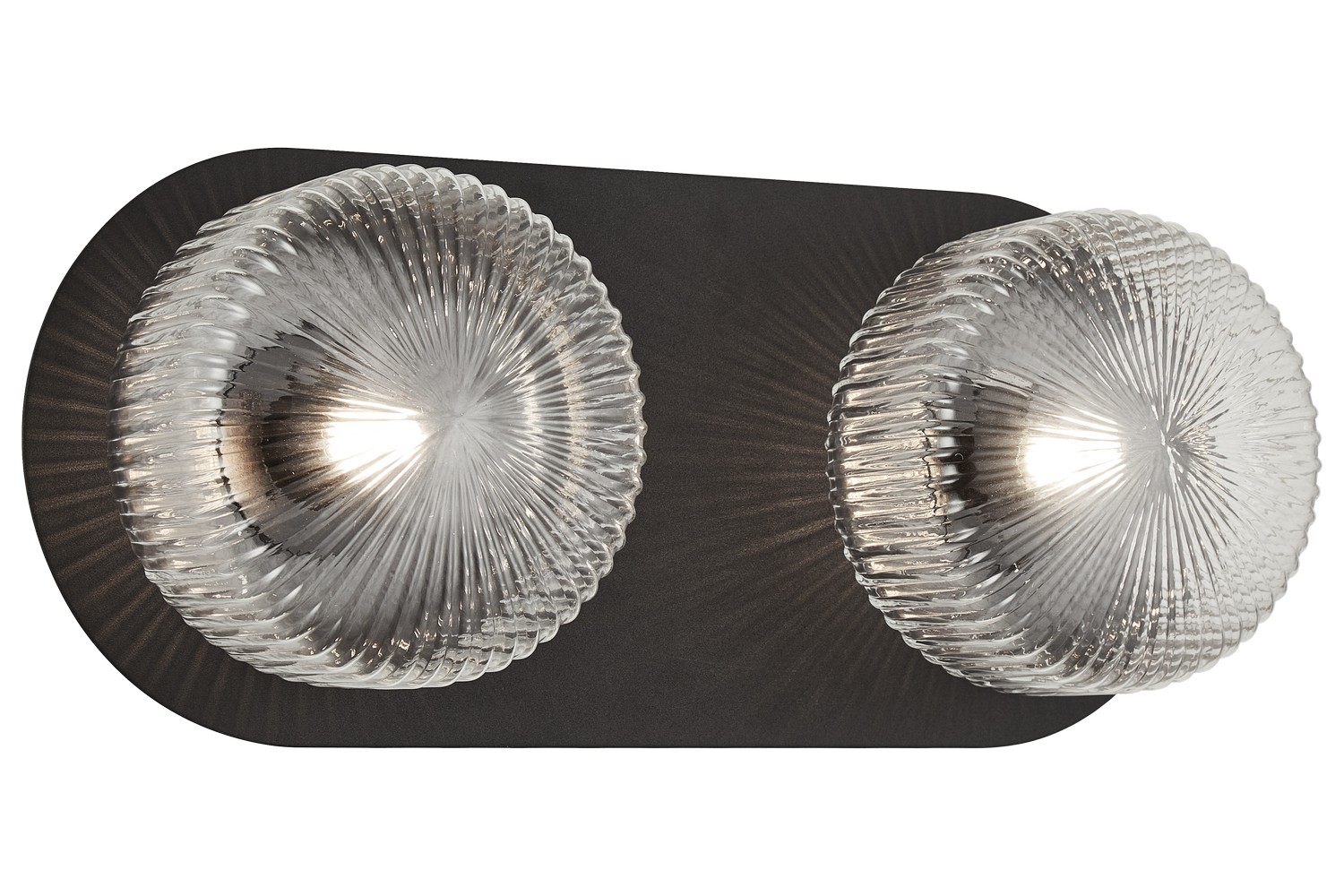 Matteo Lighting S01302MBCL Knobbel LED 17.75 inch Matte Black Wall Sconce Wall Light in Clear