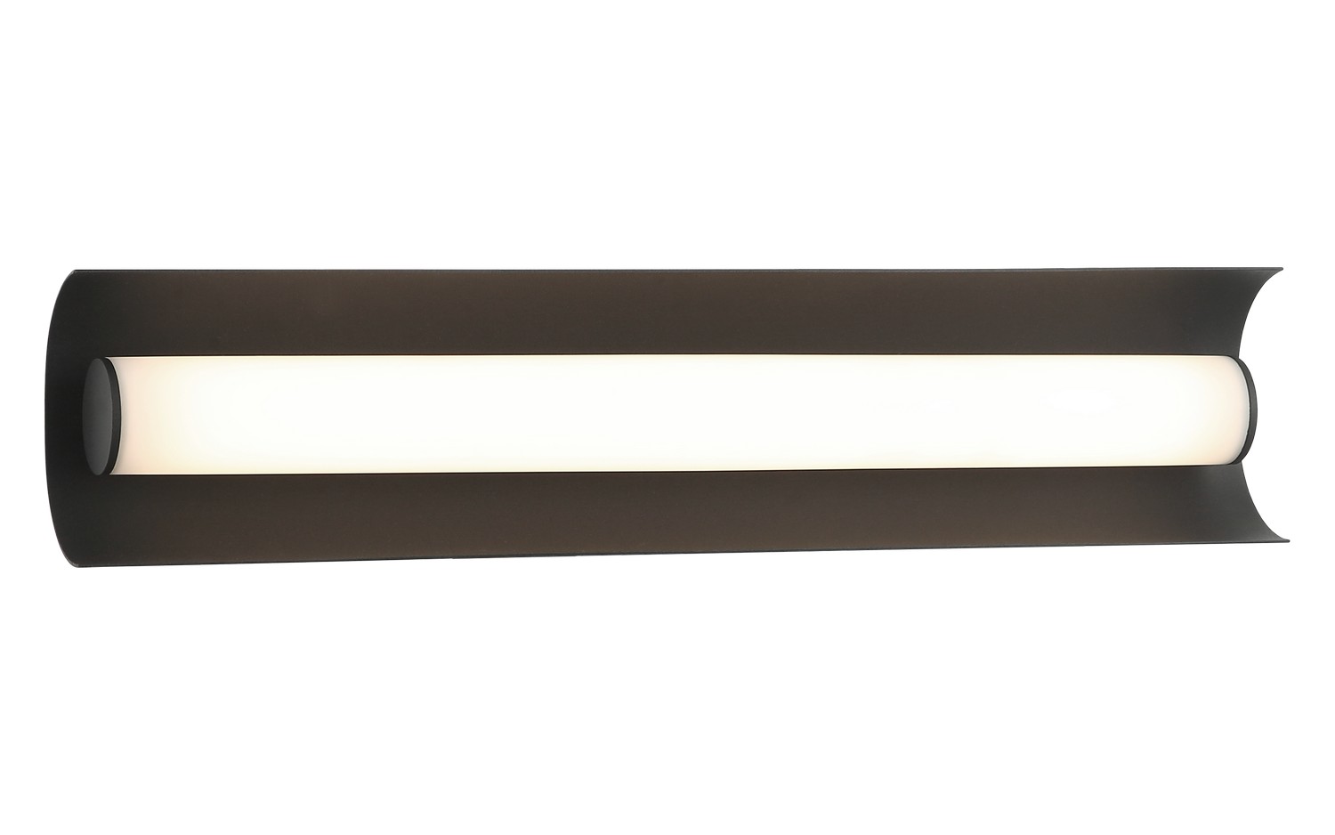 Matte Black Led Wall Sconce From The Norvan Collection