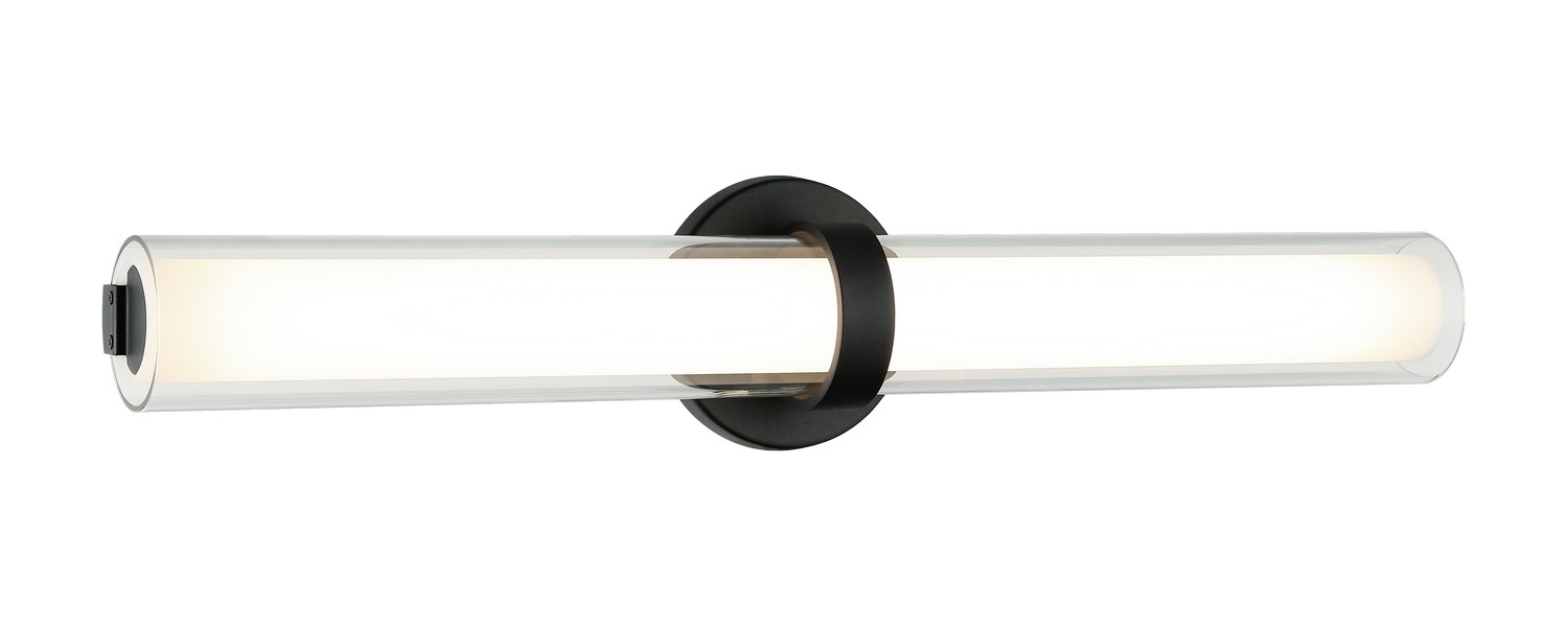 Matteo Lighting S03524MB Satchie LED 24 inch Matte Black Wall Sconce Wall Light