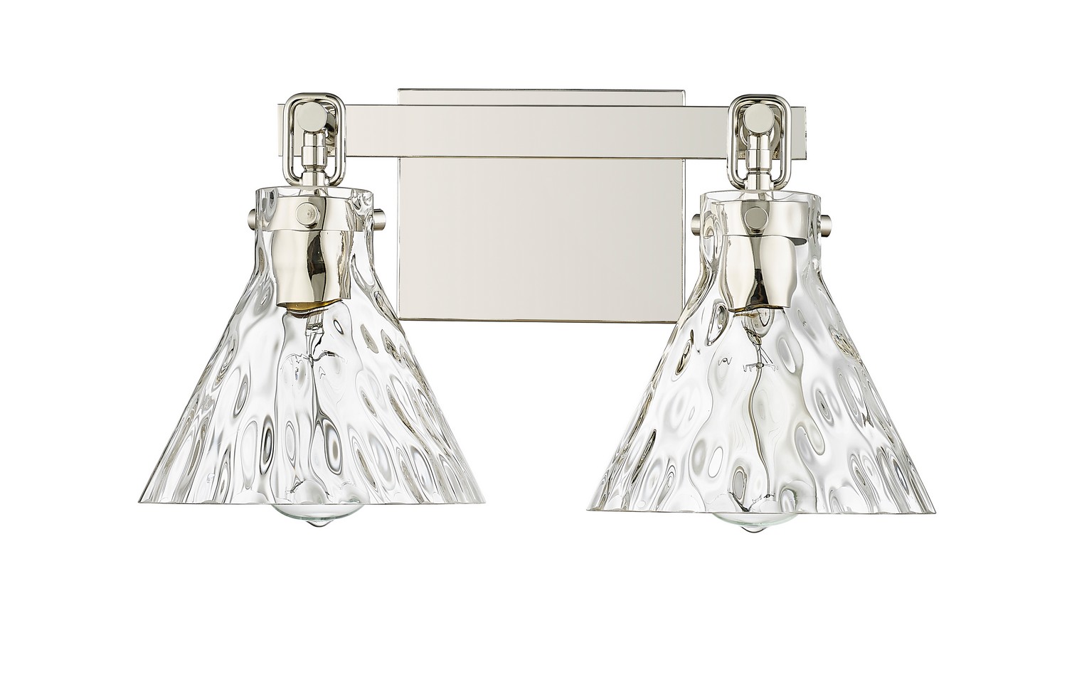 Photos - Chandelier / Lamp Millennium Lighting Polished Nickel Two Light Vanity from the Barlon Collection 20002-PN