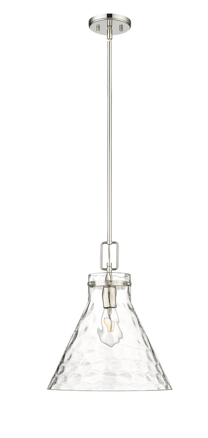 Photos - Chandelier / Lamp Millennium Lighting Polished Nickel One Light Pendant from the Barlon Collection 20201-PN