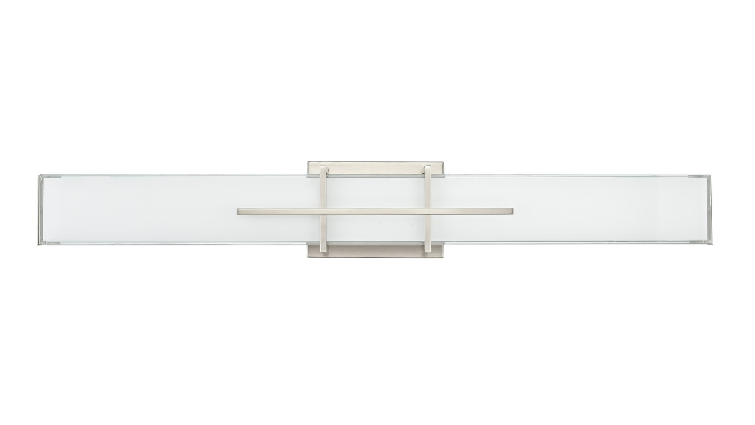 Photos - Chandelier / Lamp Millennium Lighting Brushed Nickel LED Vanity from the Tocco Collection 7771-BN