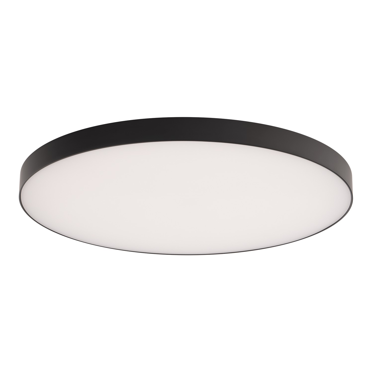 WAC FM-240512-9CS-BK BLACK EDGELESS FLUSH MOUNT 2700K, 3000K, 3500K, 4000K, 5000K 12"