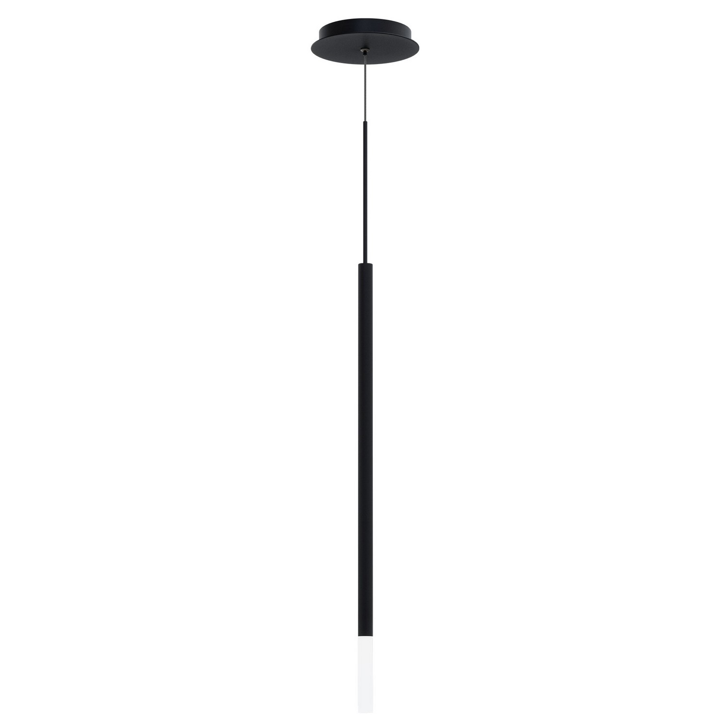WAC Lighting PD-69424-30-BK Viggo LED 0.75 inch Black Pendant Ceiling Light in 3000K, dweLED