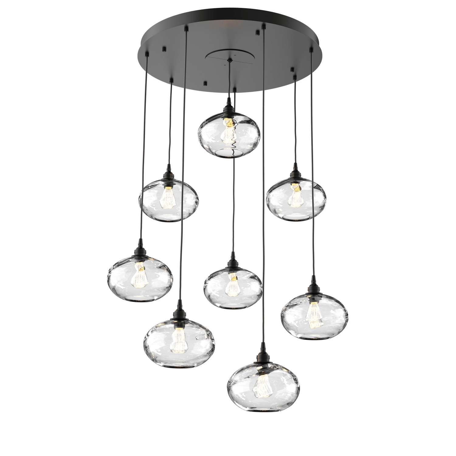HAMMERTON CHB0036-08-MB-OC-C01-E2 Eight Light Pendant Matte Black Number Of Bulbs 8 A19