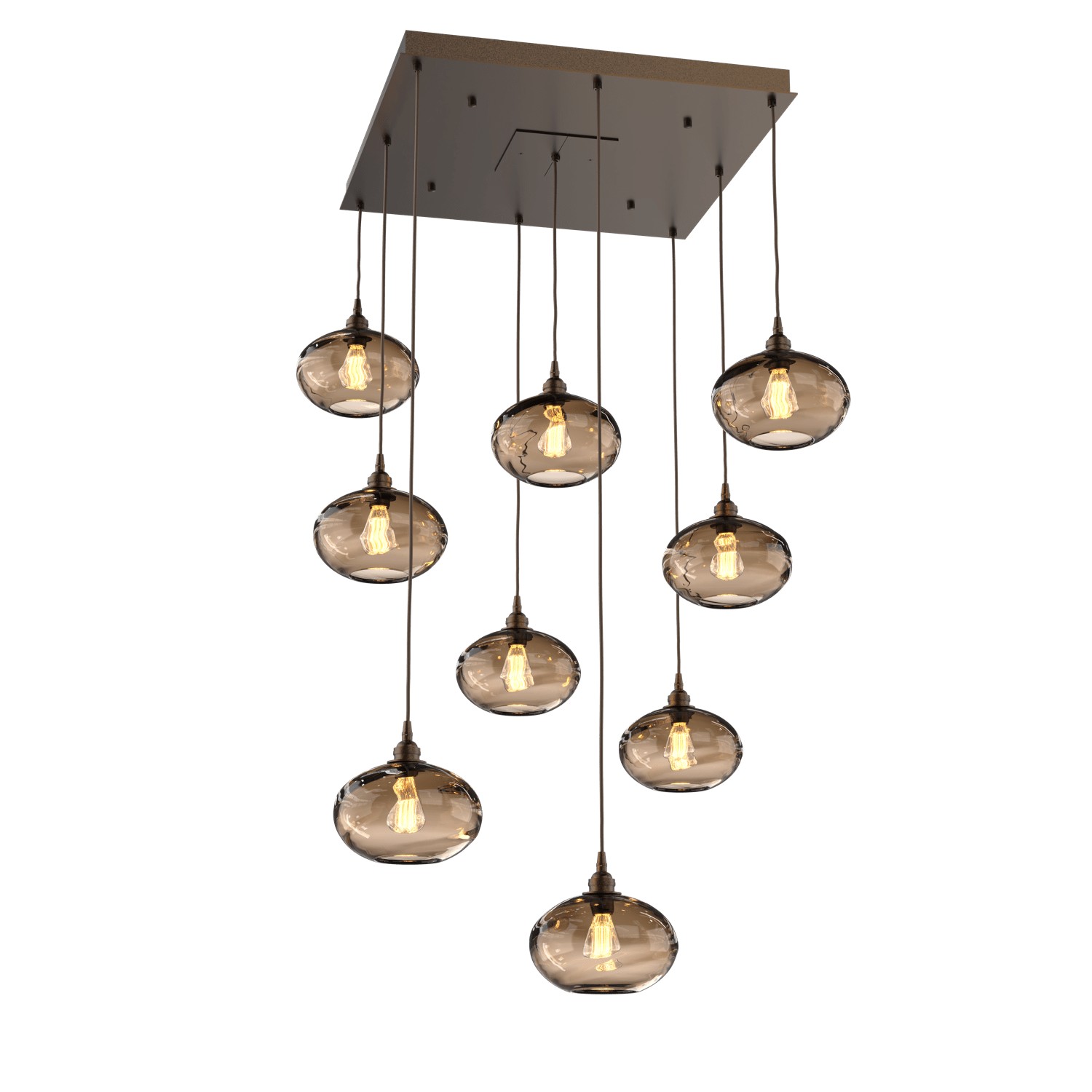 HAMMERTON CHB0036-09-FB-OB-C01-E2 Nine Light Pendant Flat Bronze Number Of Bulbs 9 A19