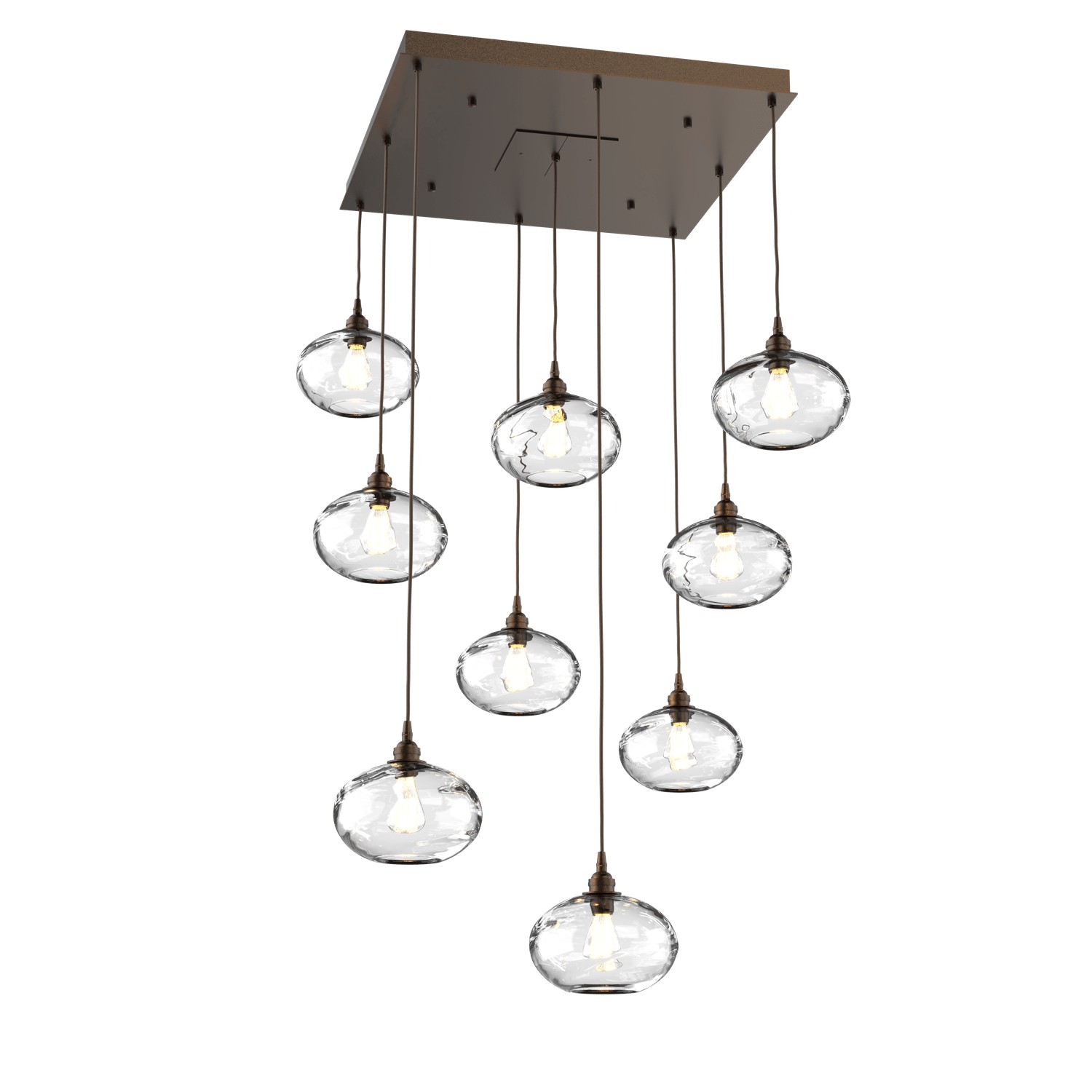 HAMMERTON CHB0036-09-FB-OC-C01-E2 Nine Light Pendant Flat Bronze Number Of Bulbs 9 A19