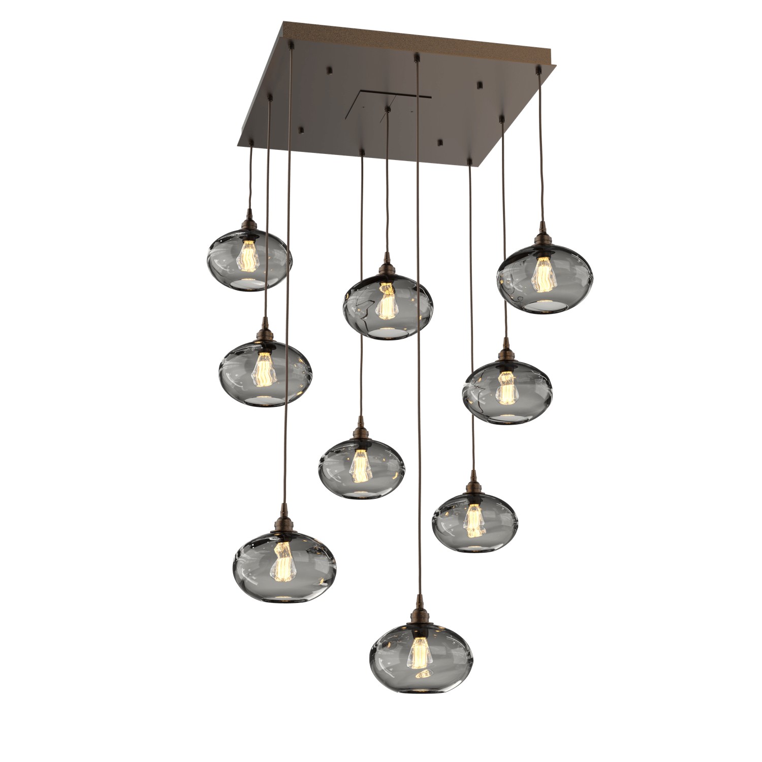 HAMMERTON CHB0036-09-FB-OS-C01-E2 Nine Light Pendant Flat Bronze Number Of Bulbs 9 A19