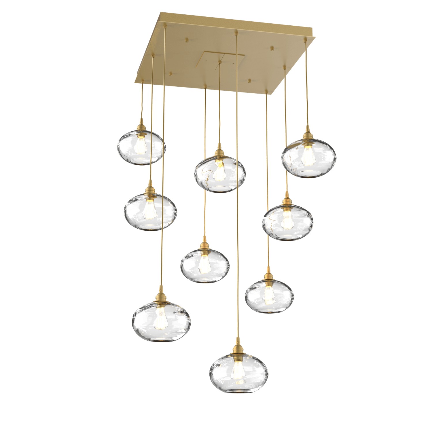 HAMMERTON CHB0036-09-GB-OC-C01-E2 Nine Light Pendant Gilded Brass Number Of Bulbs 9 A19