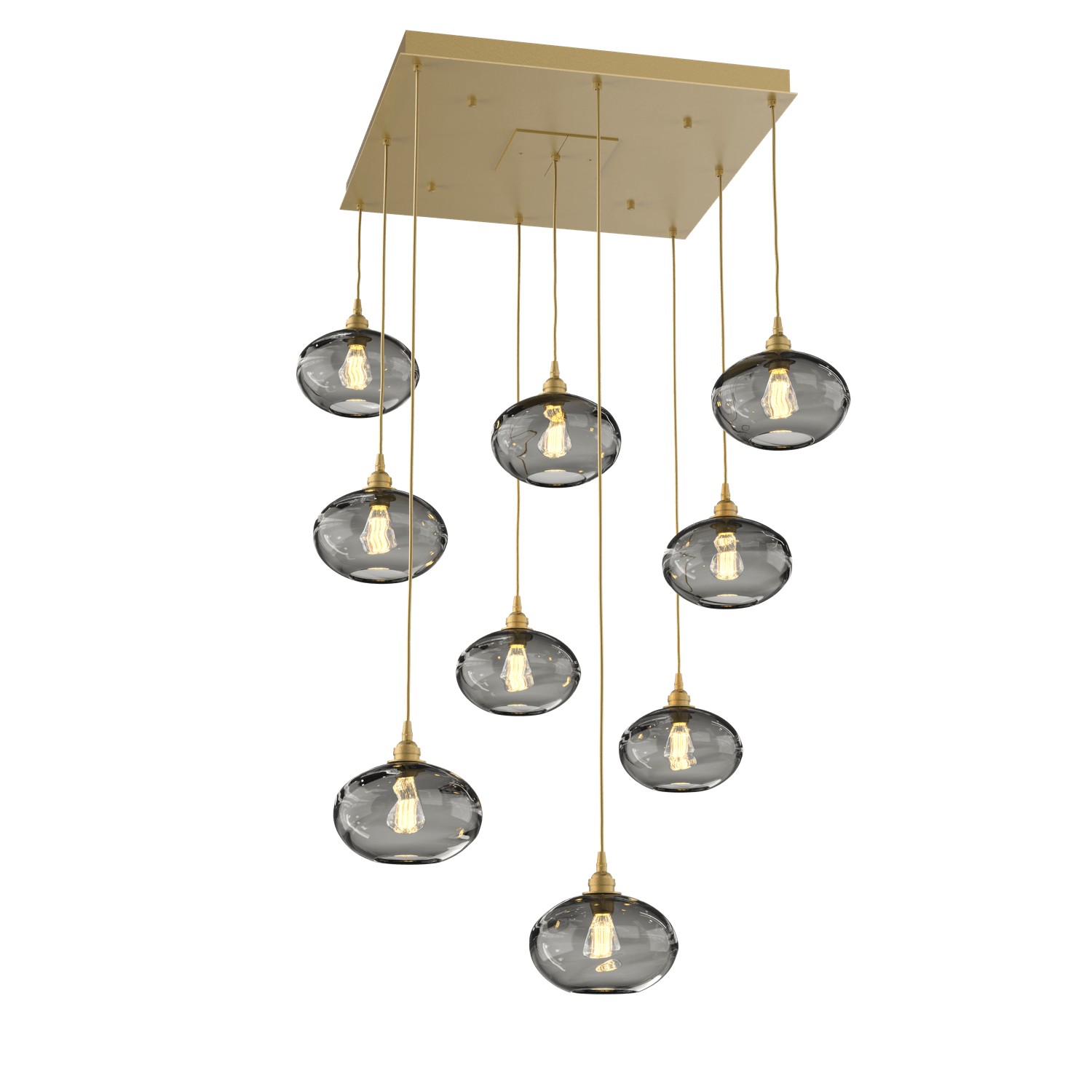 HAMMERTON CHB0036-09-GB-OS-C01-E2 Nine Light Pendant Gilded Brass Number Of Bulbs 9 A19