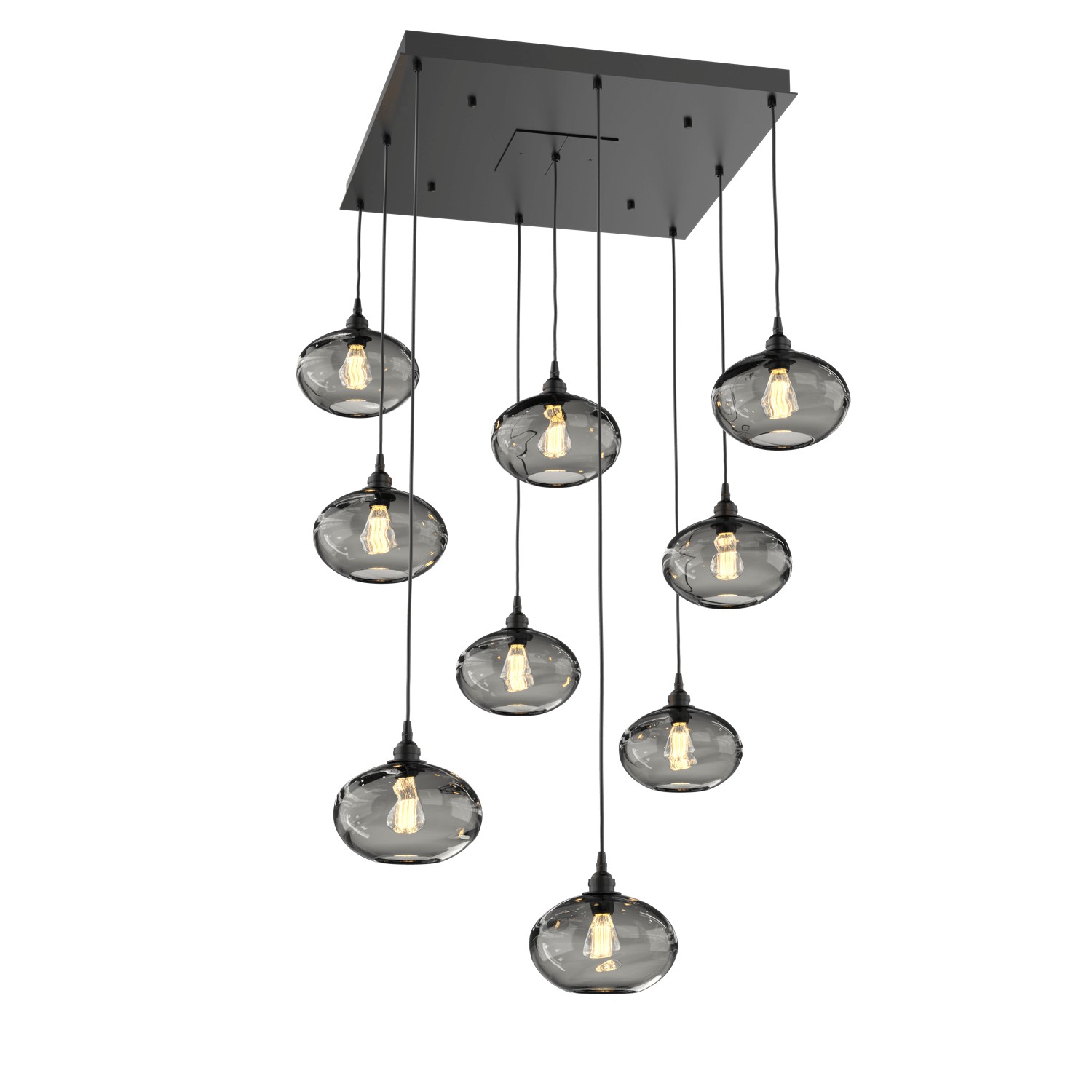 HAMMERTON CHB0036-09-MB-OS-C01-E2 Nine Light Pendant Matte Black Number Of Bulbs 9 A19