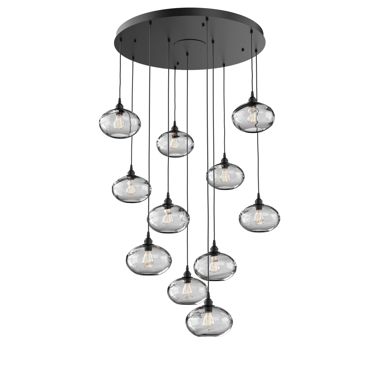 HAMMERTON CHB0036-11-MB-OC-C01-E2 11 Light Pendant Matte Black Number Of Bulbs 11 A19