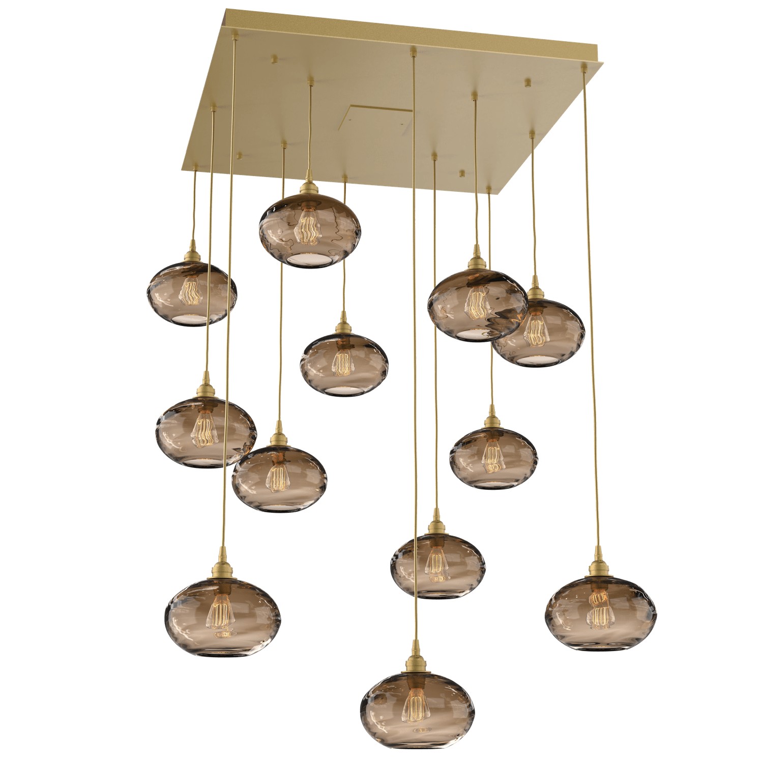 HAMMERTON CHB0036-12-GB-OB-C01-E2 12 Light Pendant Gilded Brass Number Of Bulbs 12 A19