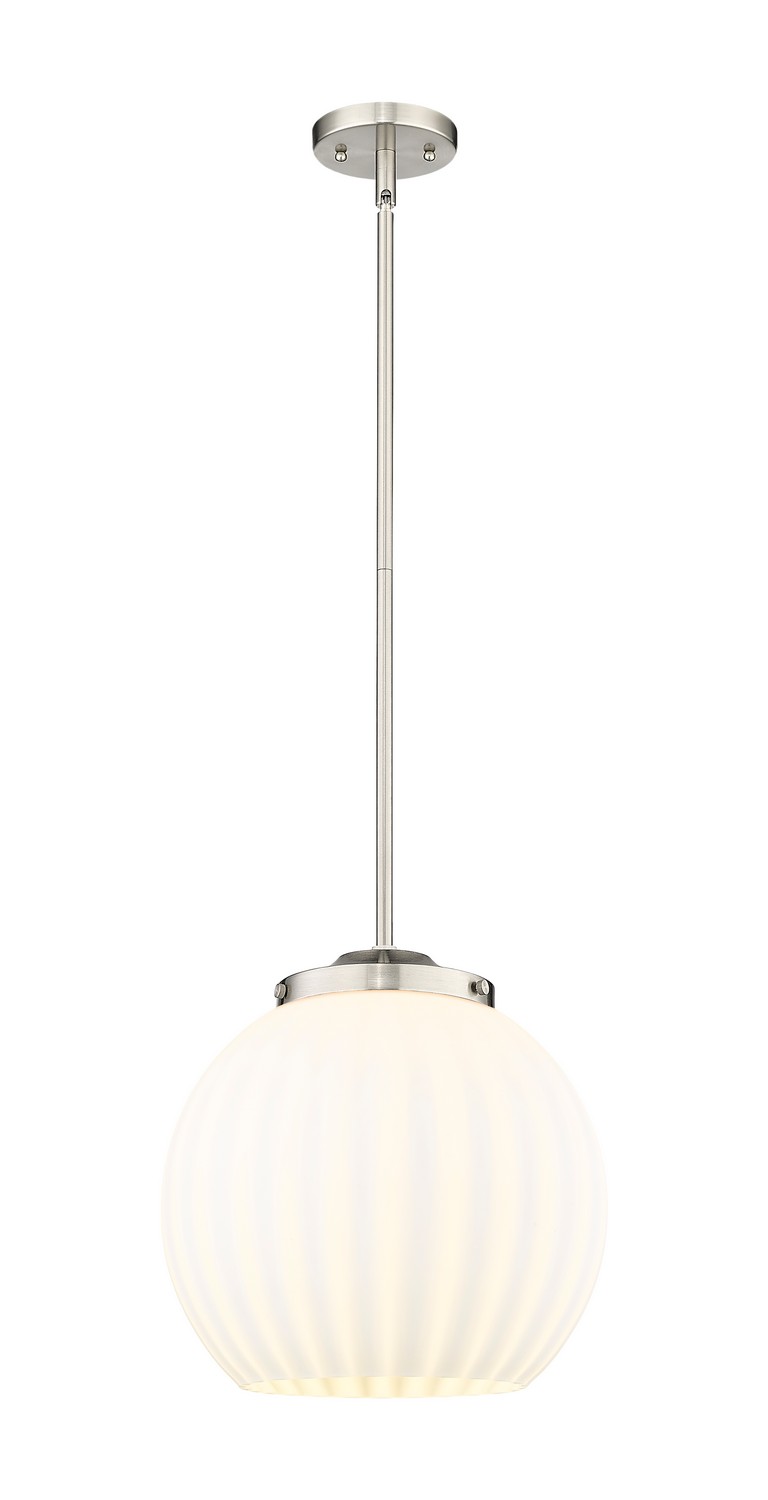 One Light Pendant by Innovations - Essex Collection, Brushed Satin Nickel Finish - 221-1S-SN-G1217-14WV