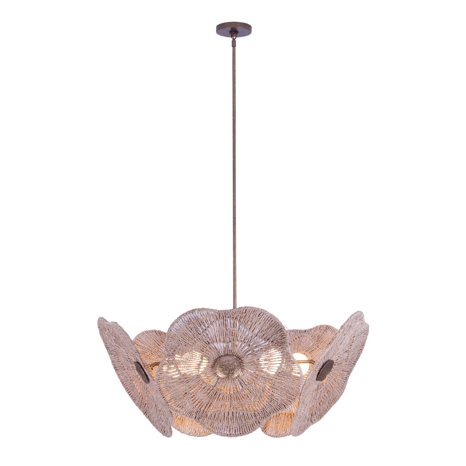 KALC 522555PAB Five Light Pendant Pearlized Antique Brass Number Of Bulbs 5 E26