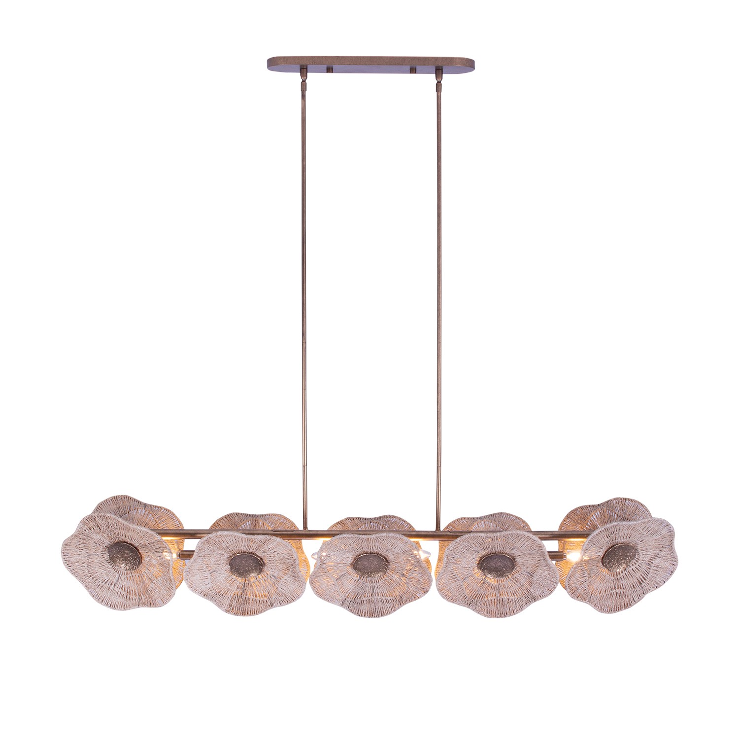 KALC 522568PAB Five Light Island Pendant Pearlized Antique Brass Number Of Bulbs 5 E26