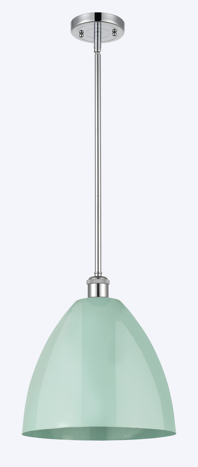 One Light Pendant by Innovations - Ballston Collection, Polished Chrome Finish - 516-1S-PC-MBD-12-SF