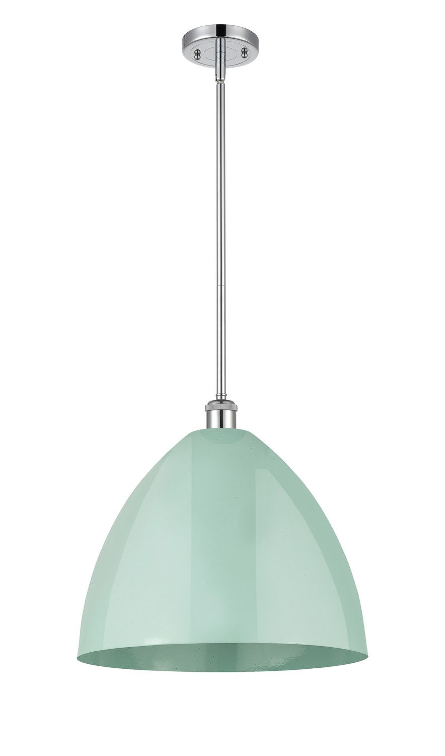 One Light Pendant by Innovations - Ballston Collection, Polished Chrome Finish - 516-1S-PC-MBD-16-SF