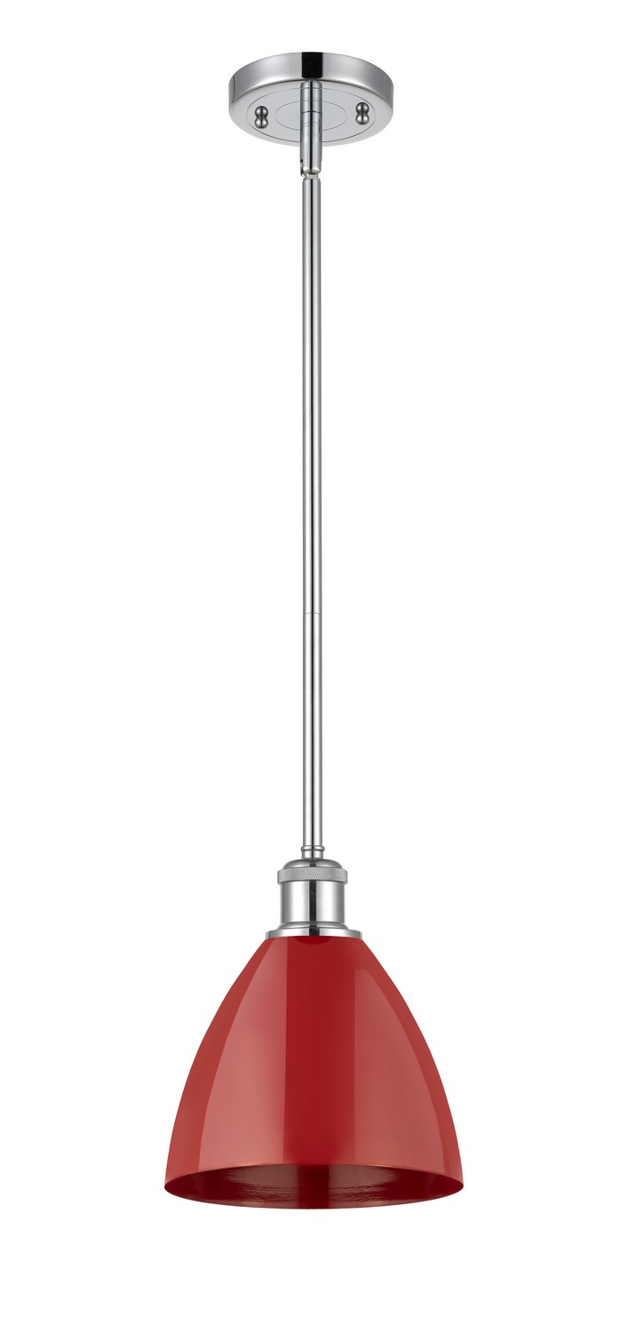 One Light Pendant by Innovations - Ballston Collection, Polished Chrome Finish - 516-1S-PC-MBD-75-RD