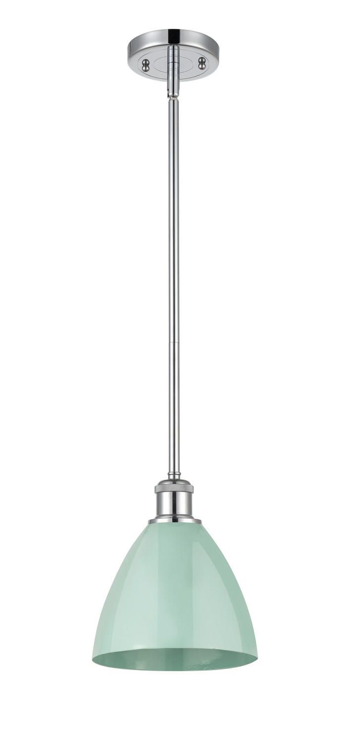 One Light Pendant by Innovations - Ballston Collection, Polished Chrome Finish - 516-1S-PC-MBD-75-SF