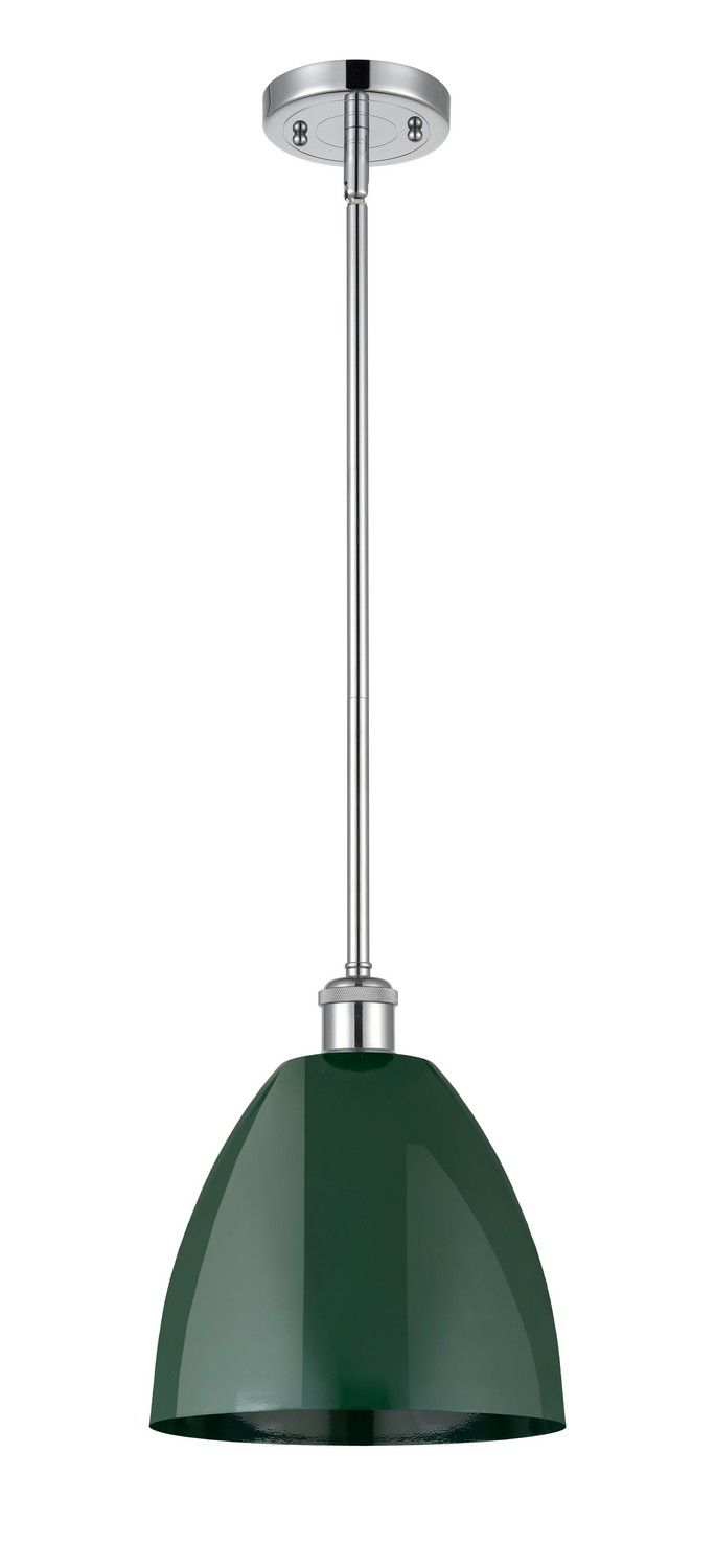 One Light Pendant by Innovations - Ballston Collection, Polished Chrome Finish - 516-1S-PC-MBD-9-GR