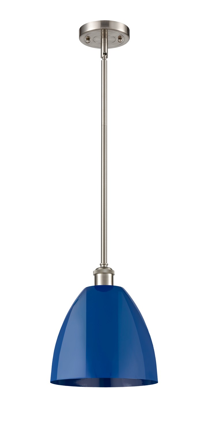 One Light Pendant by Innovations - Ballston Collection, Brushed Satin Nickel Finish - 516-1S-SN-MBD-9-BL