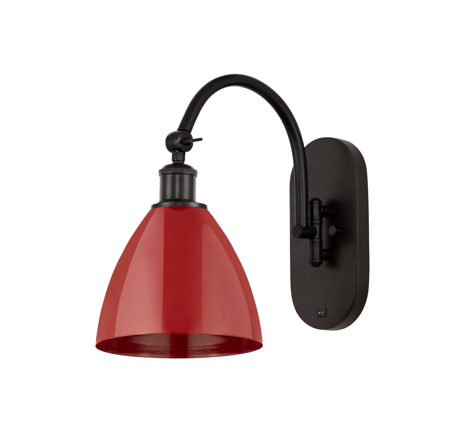 One Light Swing Arm by Innovations - Ballston Collection, Oil Rubbed Bronze Finish - 518-1W-OB-MBD-75-RD