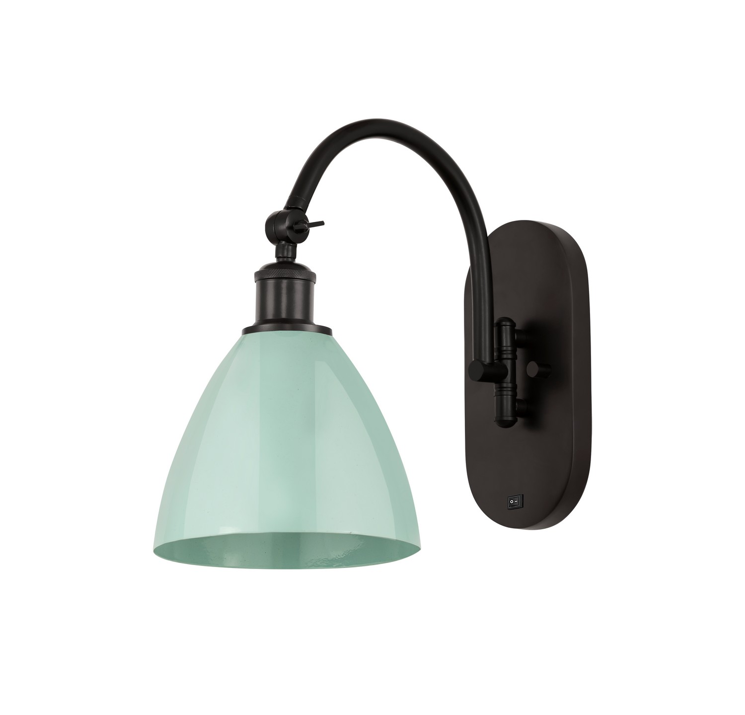 One Light Swing Arm by Innovations - Ballston Collection, Oil Rubbed Bronze Finish - 518-1W-OB-MBD-75-SF