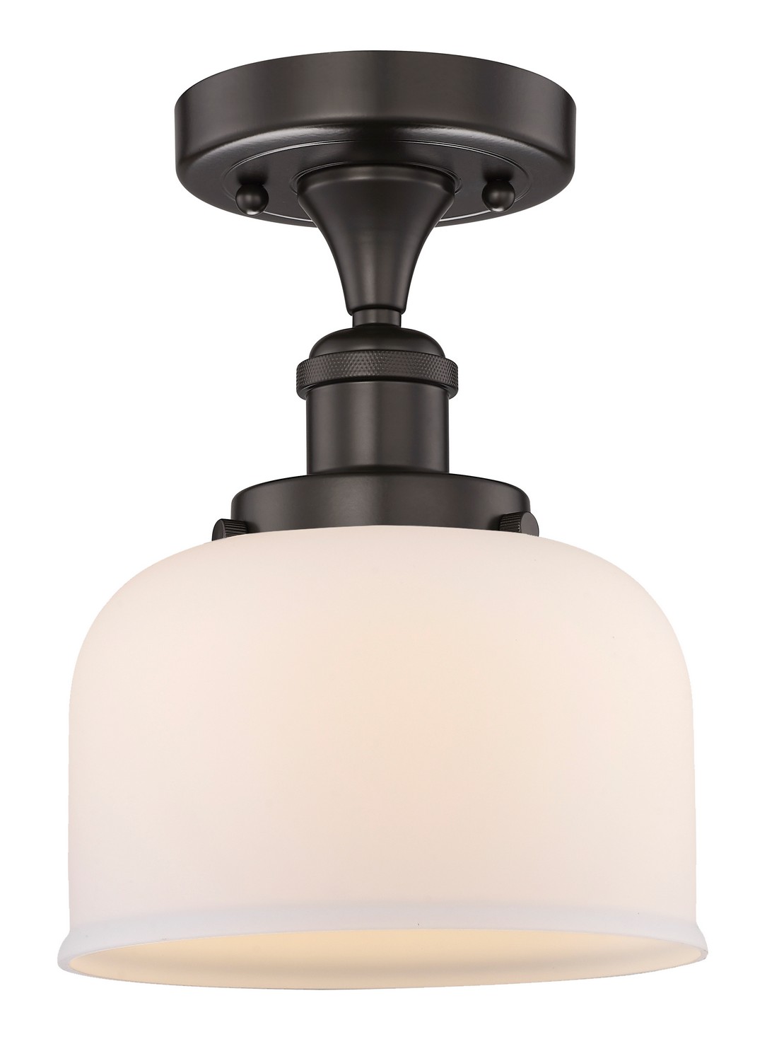 One Light Semi-Flush Mount by Innovations - Edison Collection, Oil Rubbed Bronze Finish - 616-1F-OB-G71