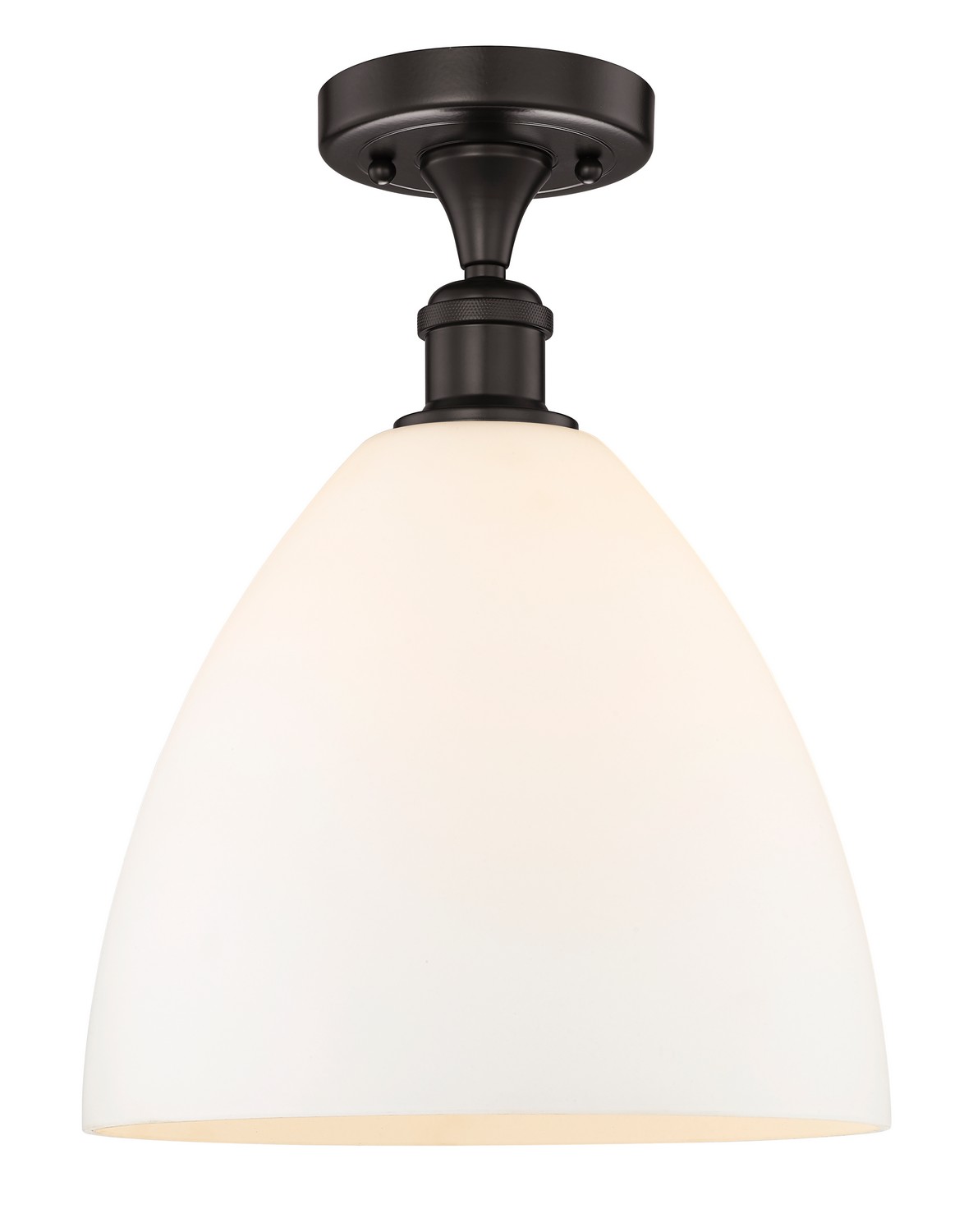 One Light Semi-Flush Mount by Innovations - Edison Collection, Oil Rubbed Bronze Finish - 616-1F-OB-GBD-121