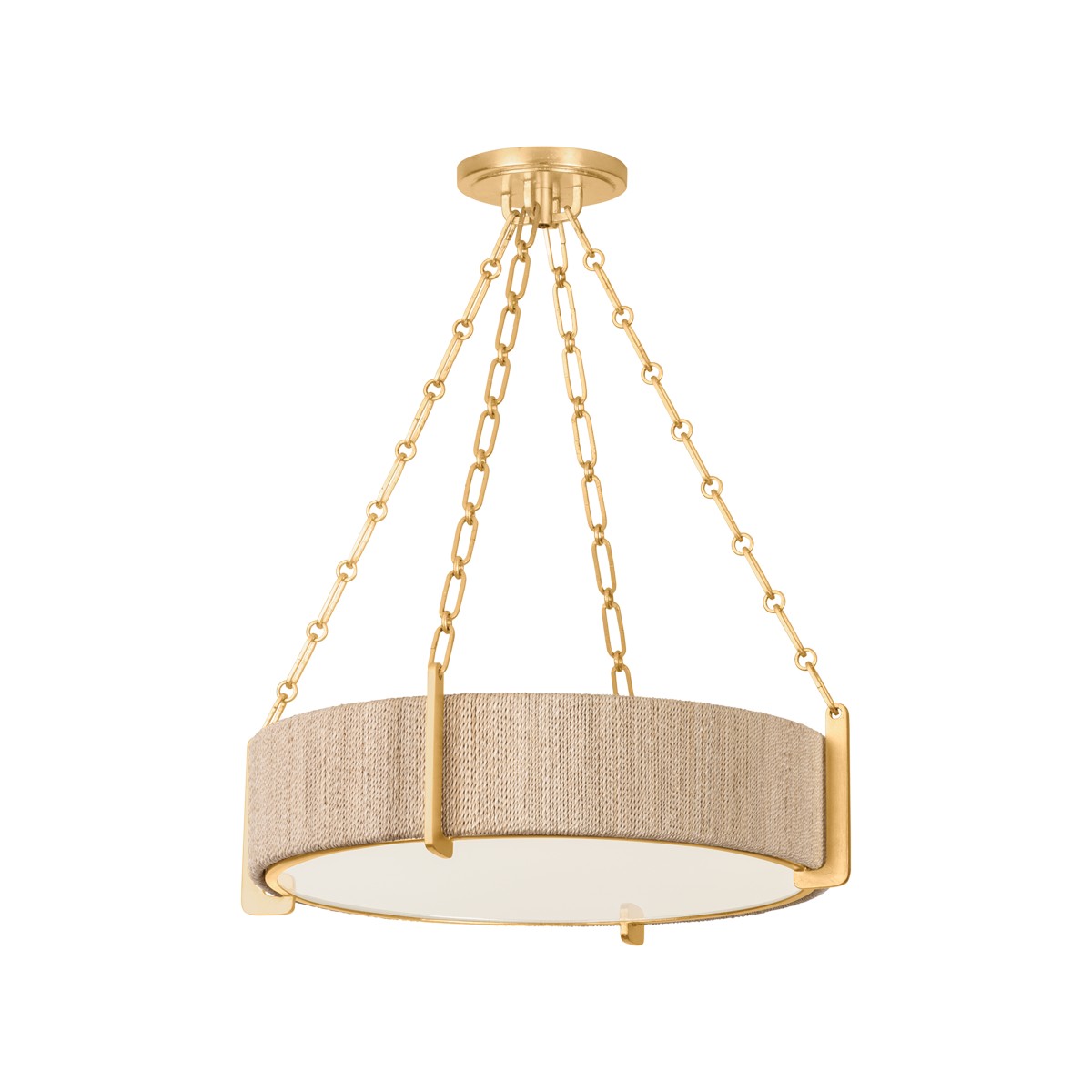 HVAL 1634-GL Four Light Chandelier Gold Leaf Number Of Bulbs 4