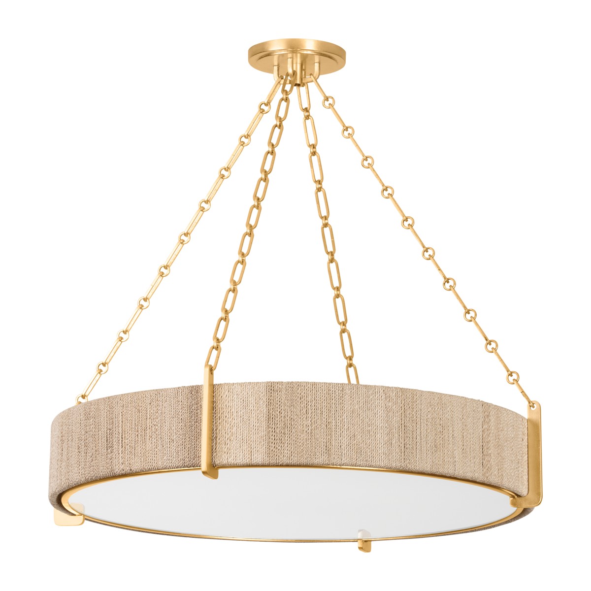 HVAL 1636-GL Six Light Chandelier Gold Leaf Number Of Bulbs 6