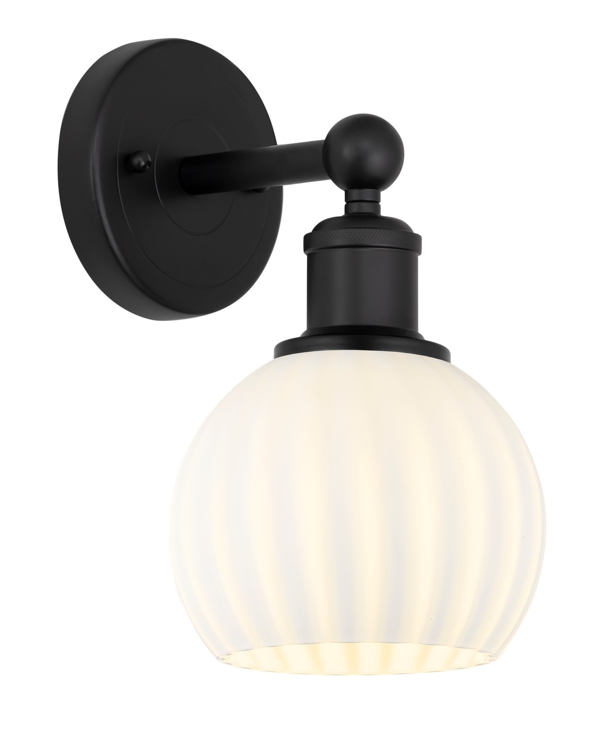One Light Wall Sconce by Innovations - Edison Collection, Matte Black Finish - 616-1W-BK-G1217-6WV