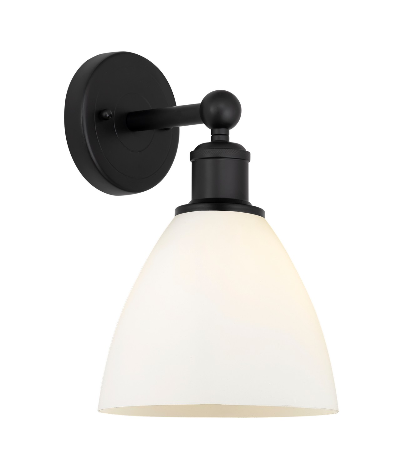 One Light Wall Sconce by Innovations - Edison Collection, Matte Black Finish - 616-1W-BK-GBD-751