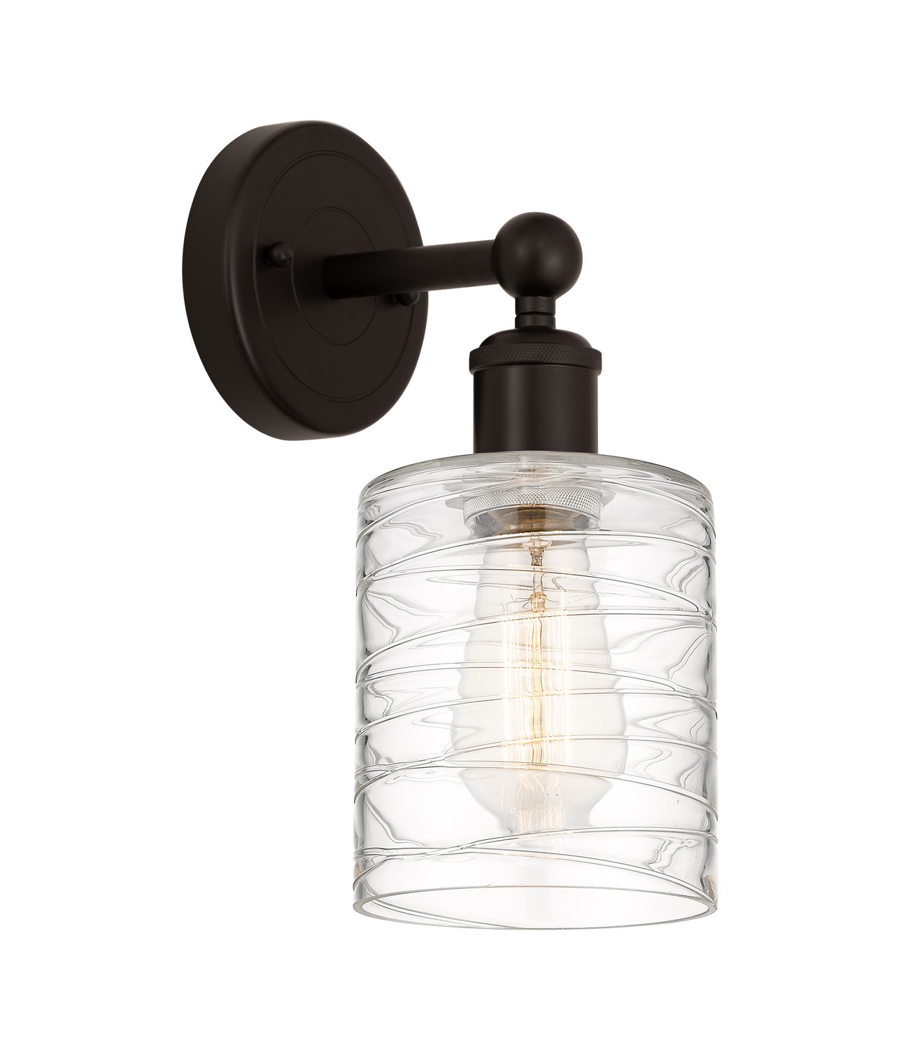 One Light Wall Sconce by Innovations - Edison Collection, Oil Rubbed Bronze Finish - 616-1W-OB-G1113
