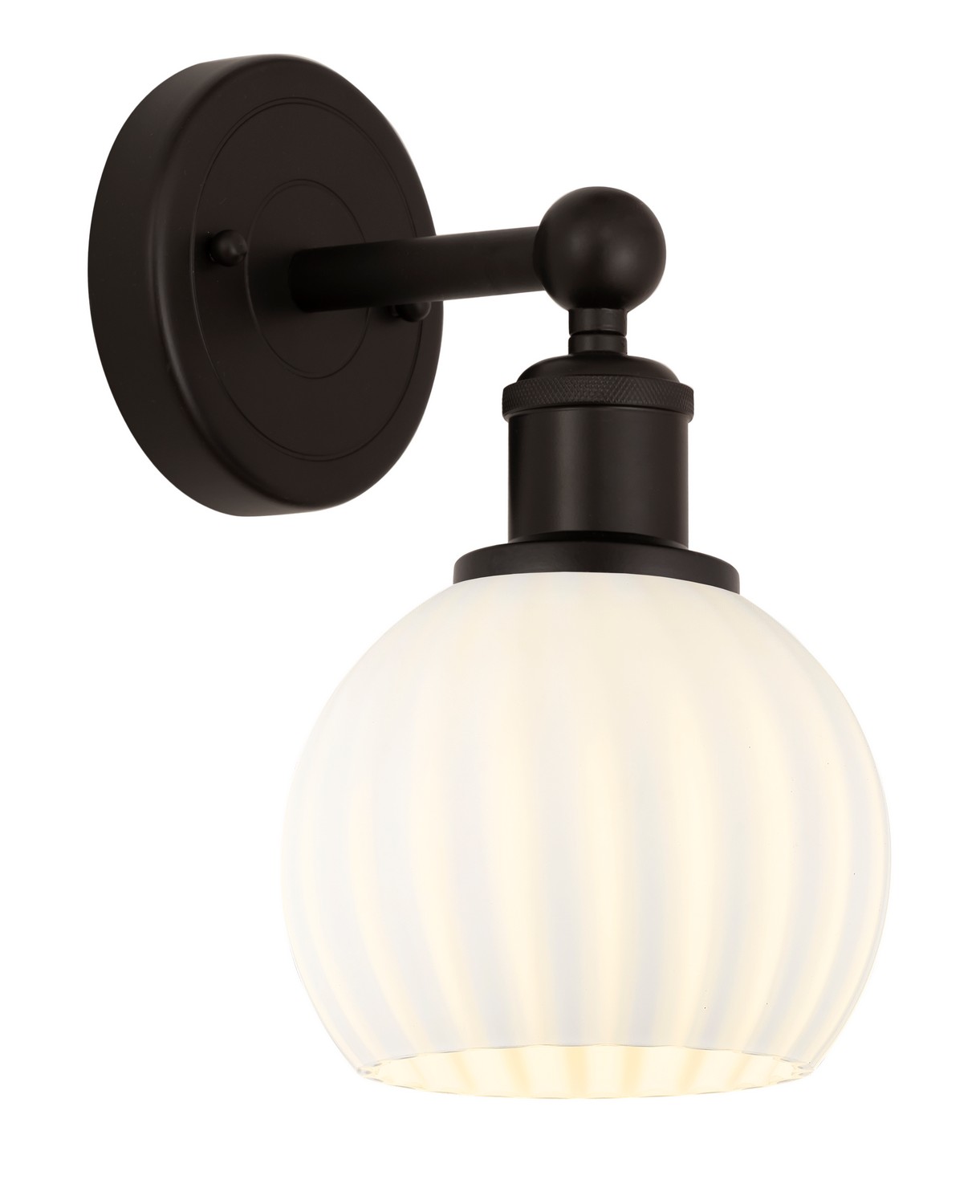 One Light Wall Sconce by Innovations - Edison Collection, Oil Rubbed Bronze Finish - 616-1W-OB-G1217-6WV