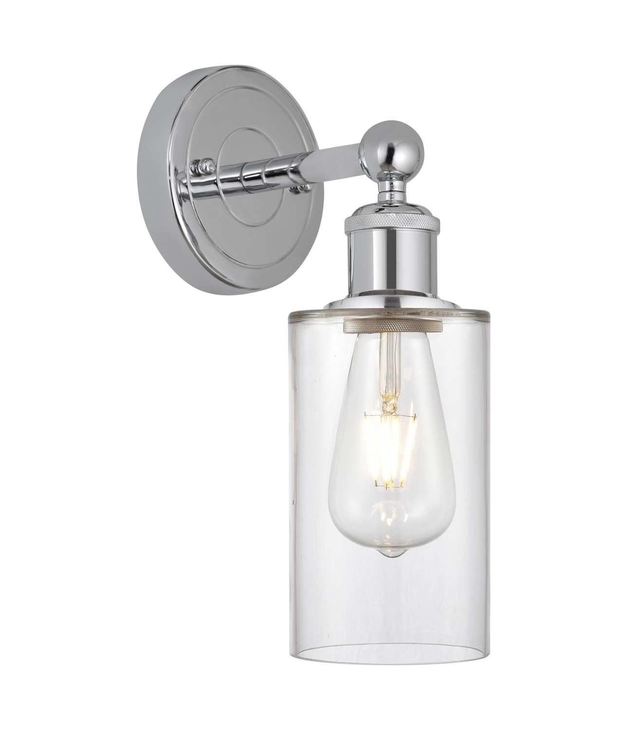 One Light Wall Sconce by Innovations - Edison Collection, Polished Chrome Finish - 616-1W-PC-G802
