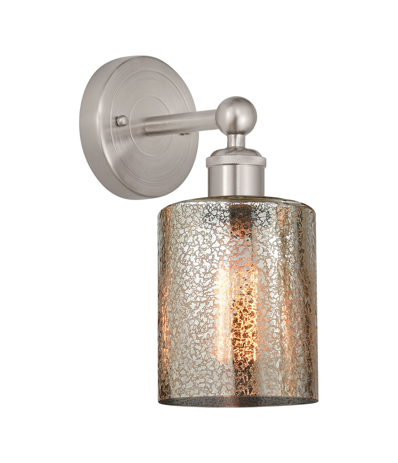 One Light Wall Sconce by Innovations - Edison Collection, Brushed Satin Nickel Finish - 616-1W-SN-G116