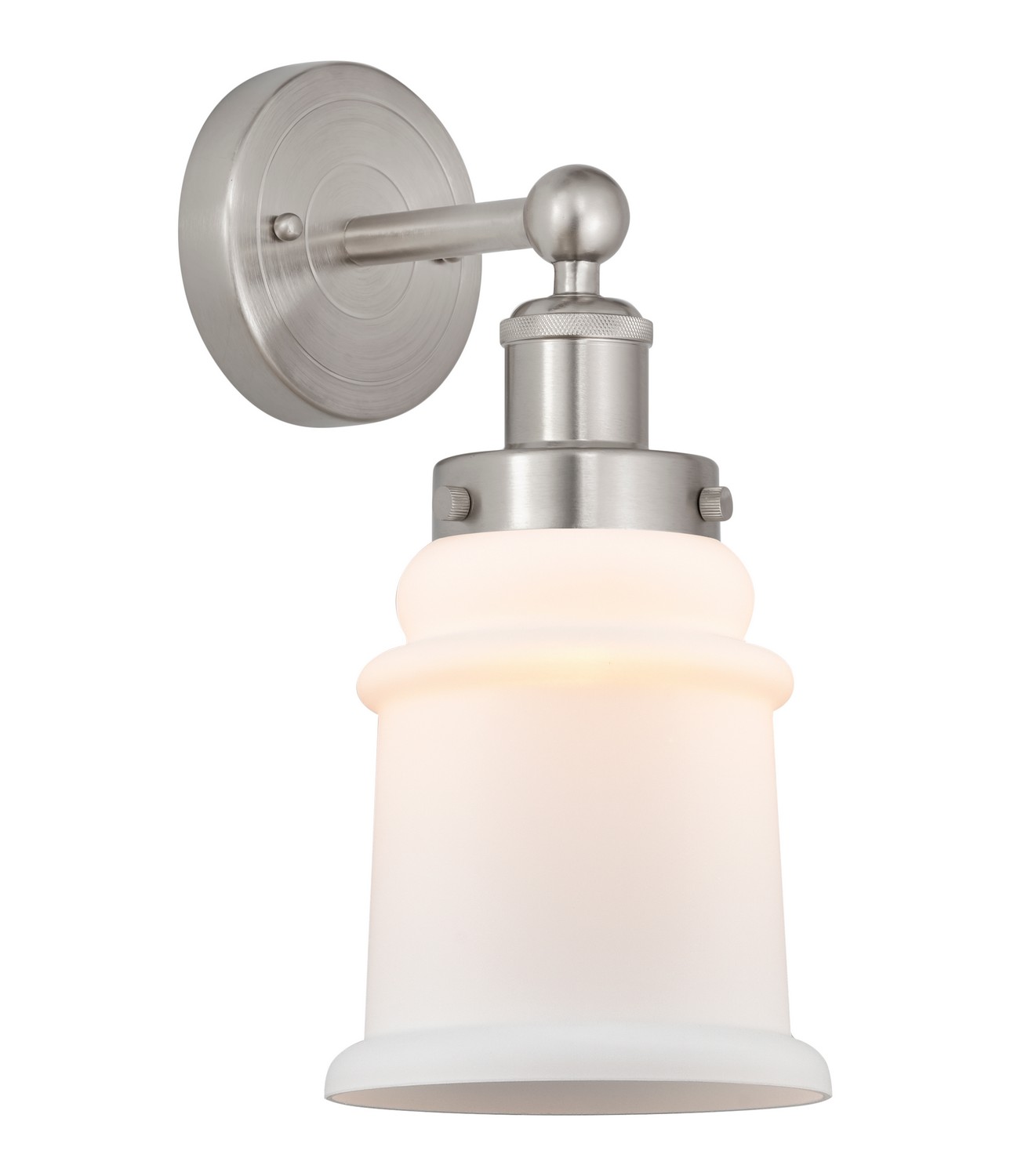 One Light Wall Sconce by Innovations - Edison Collection, Brushed Satin Nickel Finish - 616-1W-SN-G181
