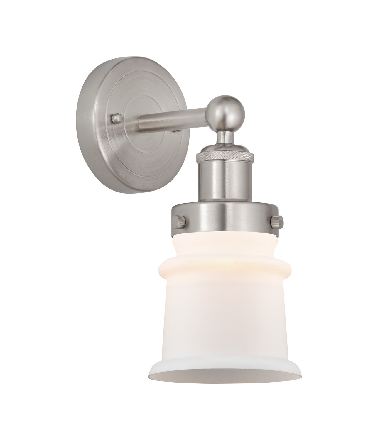 One Light Wall Sconce by Innovations - Edison Collection, Brushed Satin Nickel Finish - 616-1W-SN-G181S