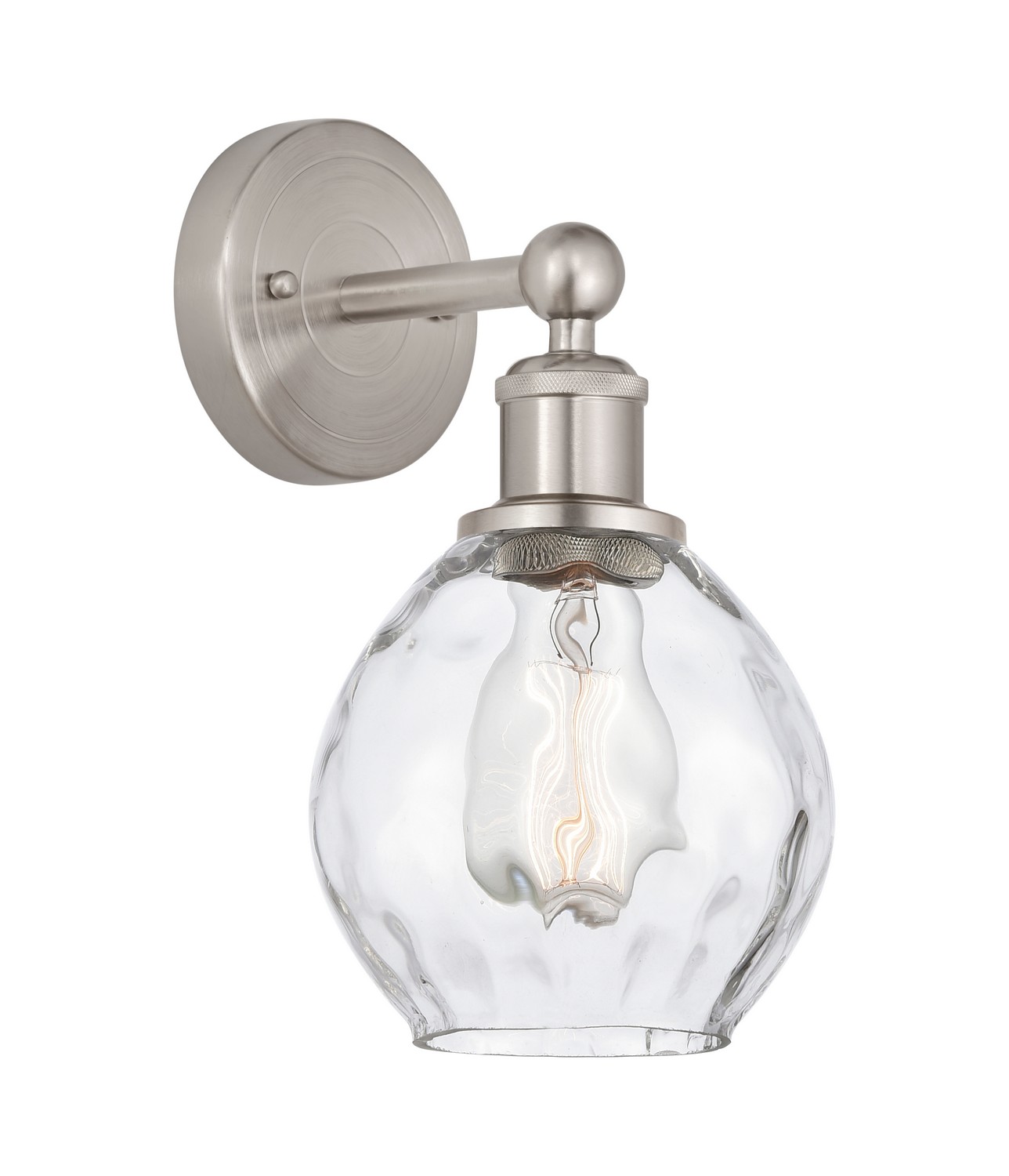 One Light Wall Sconce by Innovations - Edison Collection, Brushed Satin Nickel Finish - 616-1W-SN-G362
