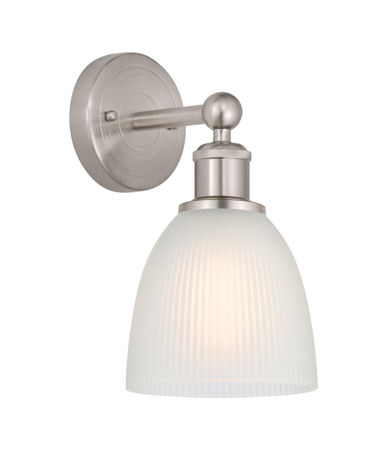 One Light Wall Sconce by Innovations - Edison Collection, Brushed Satin Nickel Finish - 616-1W-SN-G381