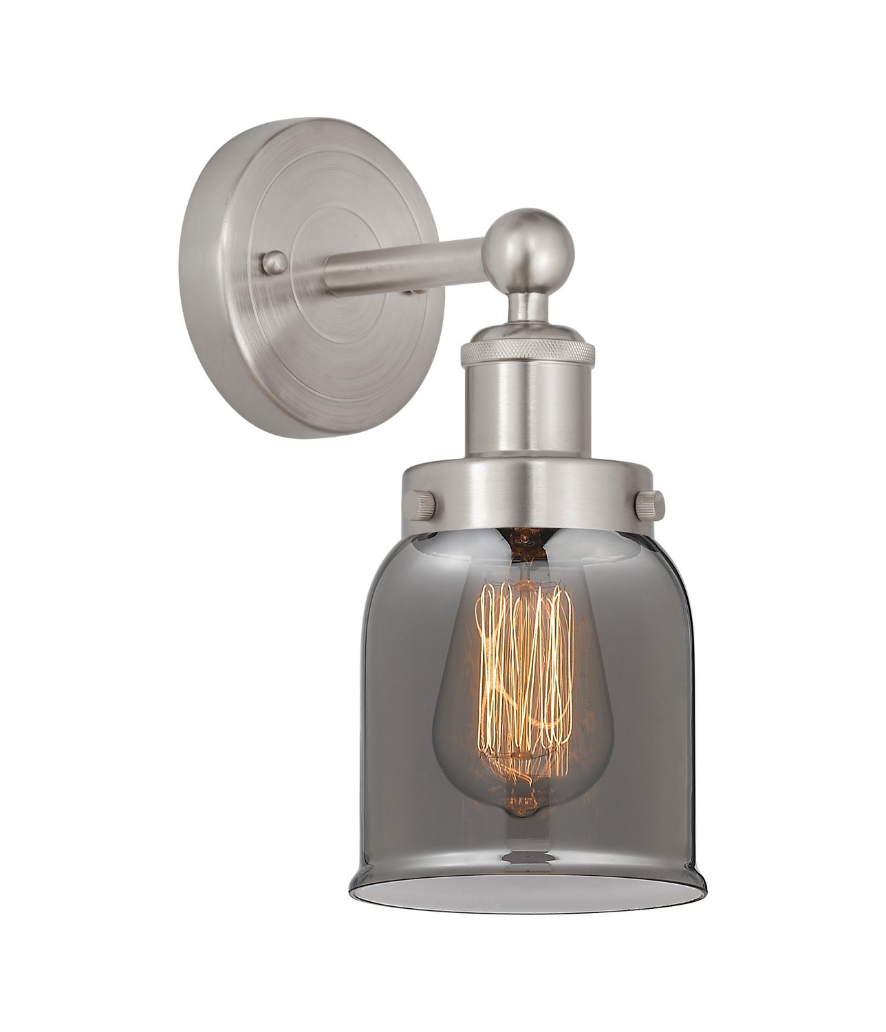 One Light Wall Sconce by Innovations - Edison Collection, Brushed Satin Nickel Finish - 616-1W-SN-G53