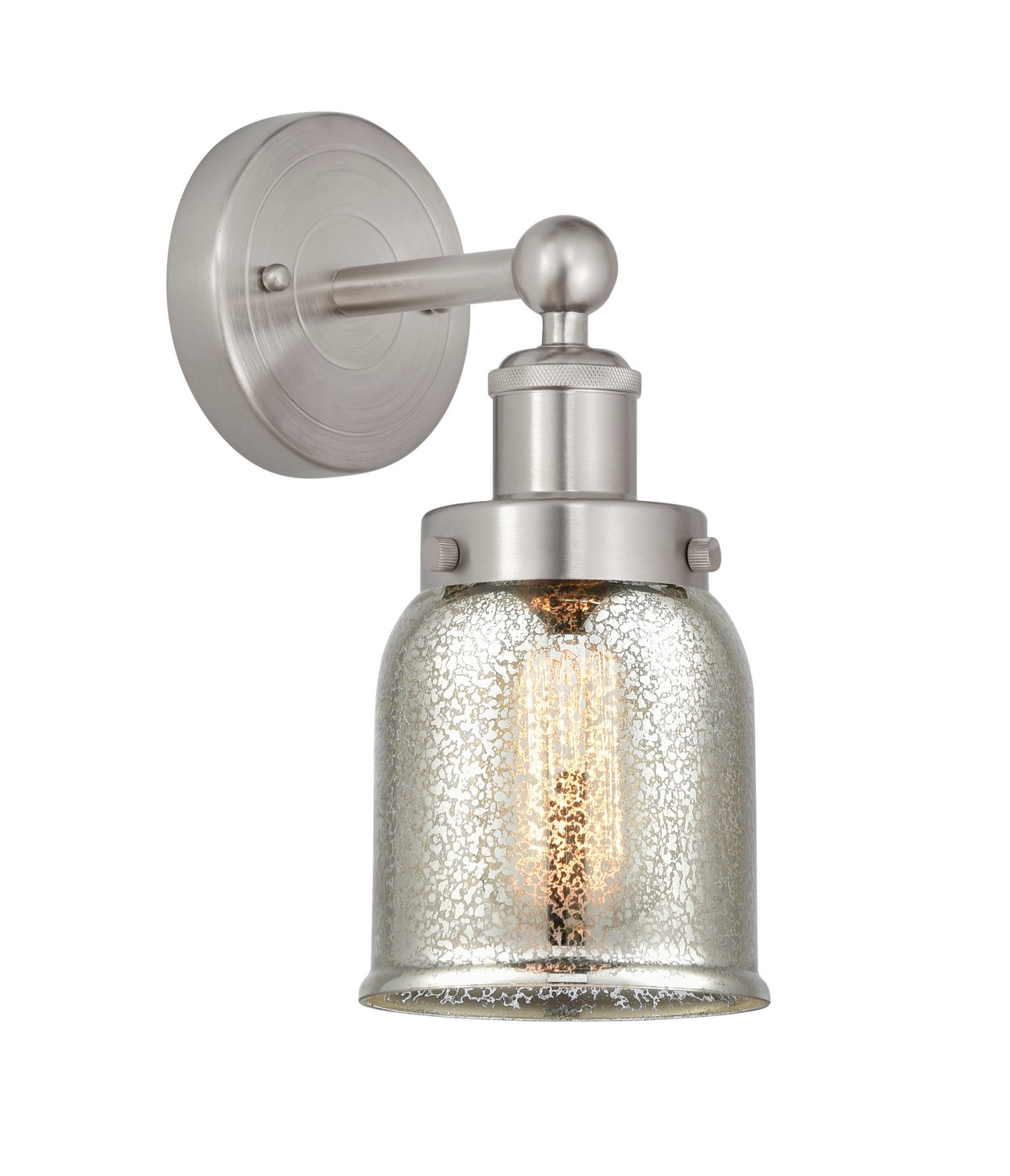 One Light Wall Sconce by Innovations - Edison Collection, Brushed Satin Nickel Finish - 616-1W-SN-G58
