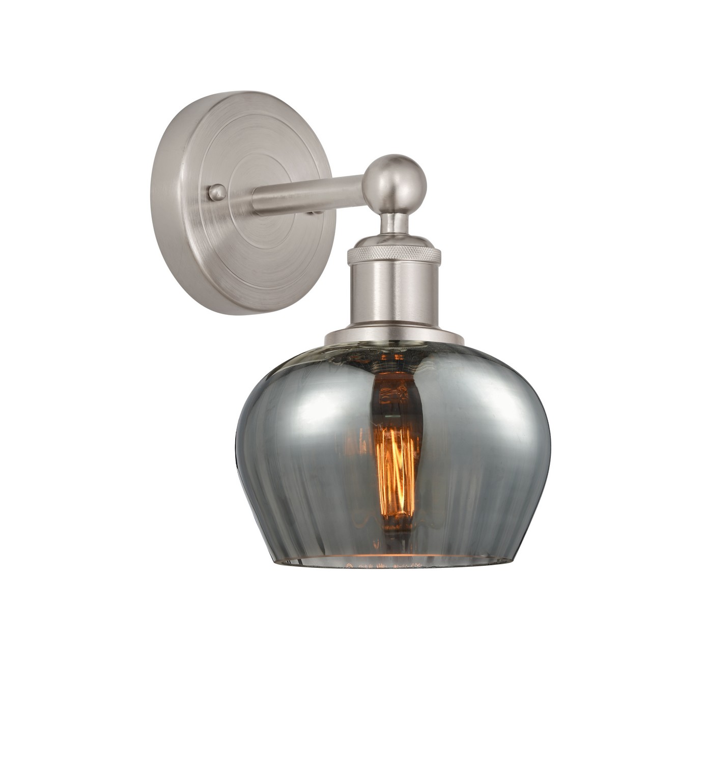 One Light Wall Sconce by Innovations - Edison Collection, Brushed Satin Nickel Finish - 616-1W-SN-G93