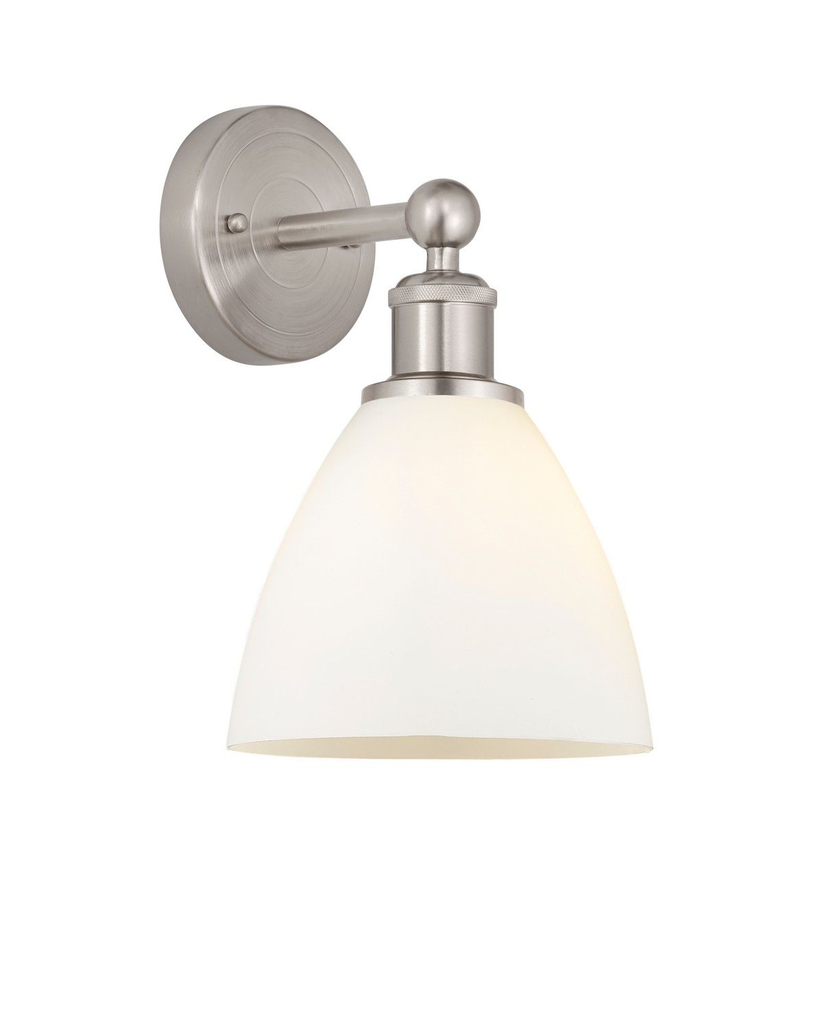 One Light Wall Sconce by Innovations - Edison Collection, Brushed Satin Nickel Finish - 616-1W-SN-GBD-751