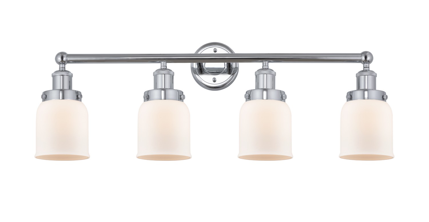 Four Light Bath Vanity by Innovations - Edison Collection, Polished Chrome Finish - 616-4W-PC-G51